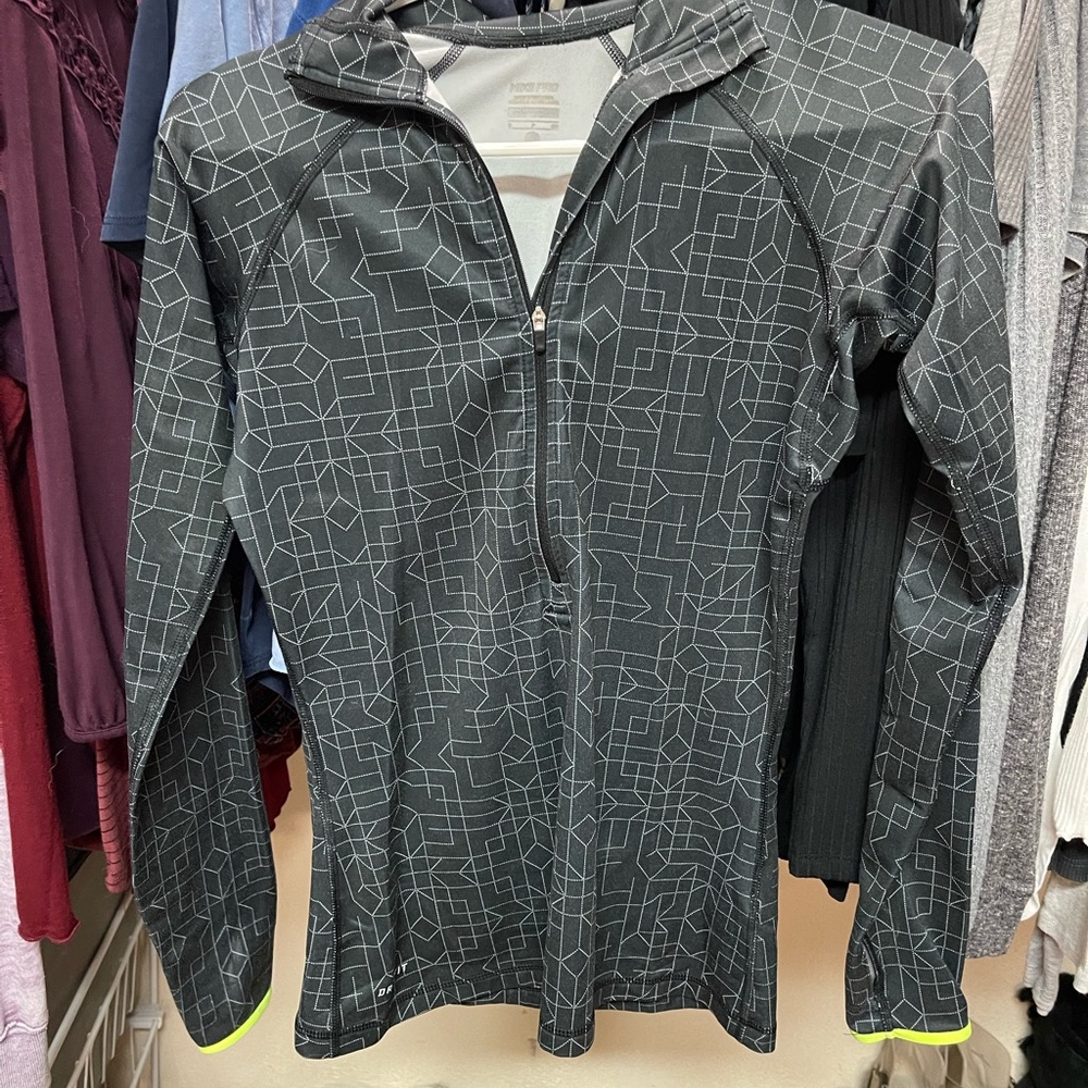 Nike pro half zip.